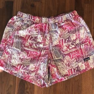 Large printed athletic Patagonia shorts